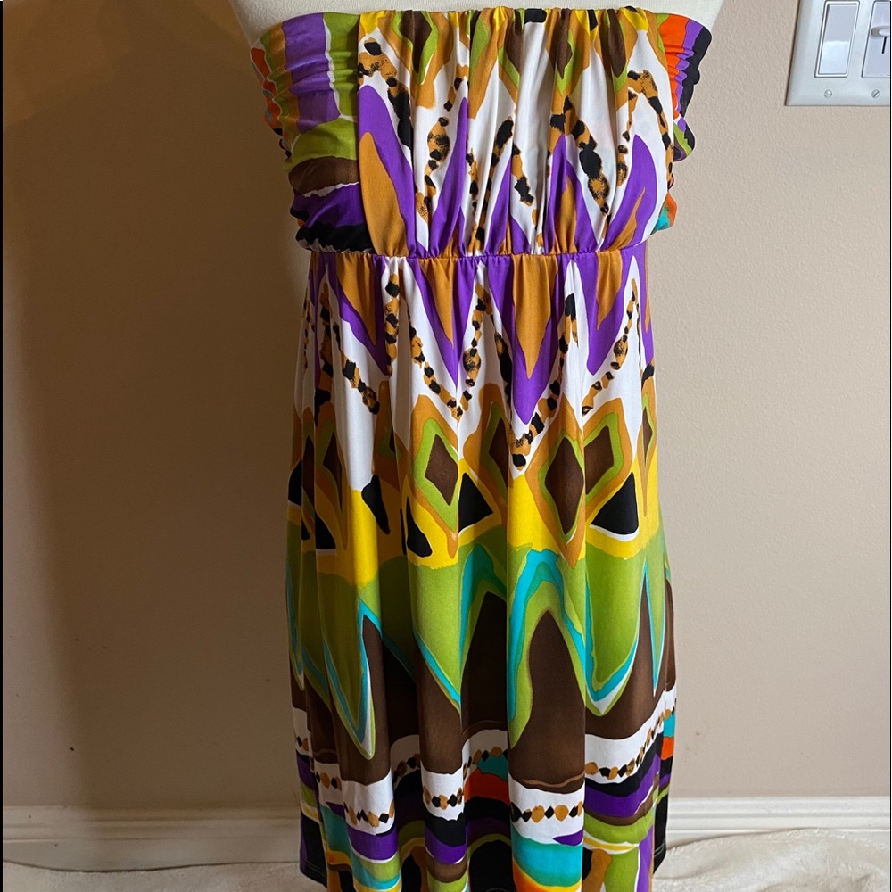 Joy Joy strapless dress